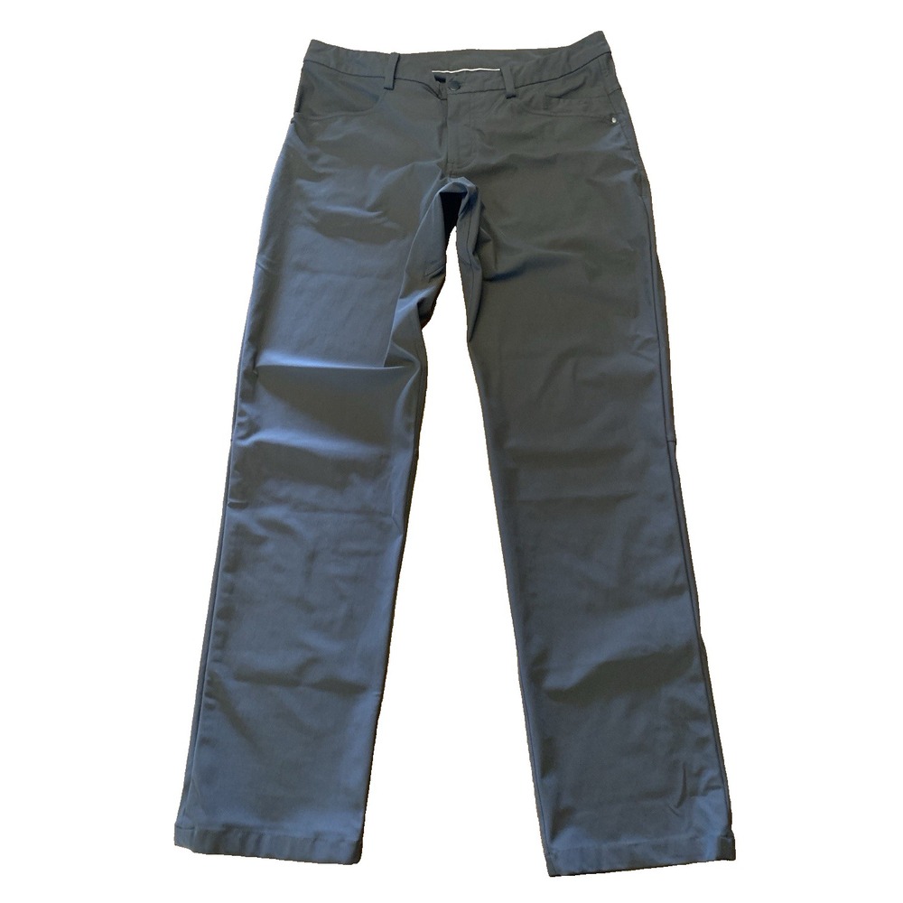 Lululemon Pants Men's original tag size 36 (Actual 34"X32.5" ) Gray‎ Charcoal